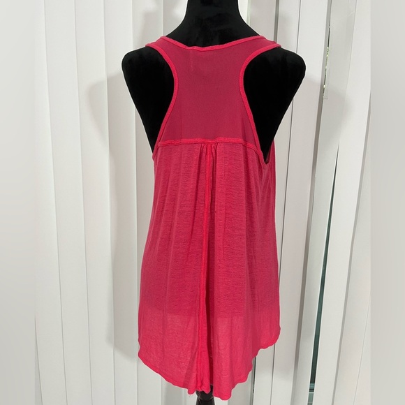 📍AFFLICTION Y2K Black Label Skull Print Lightweight Tank Top Racer Back Pink L - Picture 3 of 8